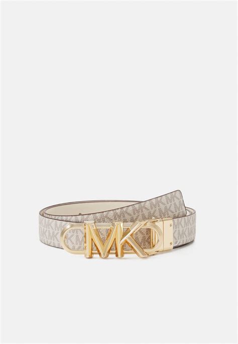 white and gold michael kors belt|Michael Kors belt size chart.